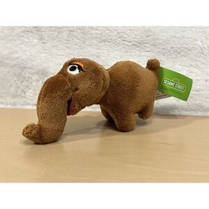 GUND Sesame Street Brown Elephant Plush Mini Stuffed Animal 2019 Tag
